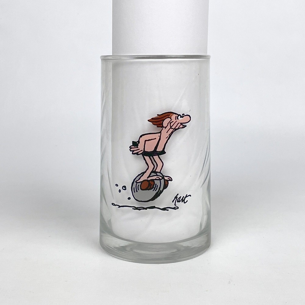 VTG 1981 Arby's B.C. Ice Age Collector Series Caveman THOR Glass Cup Premium